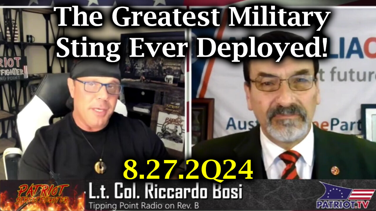 Riccardo Bosi Buckle Up - The Greatest Military Sting Ever Deployed - August 28..