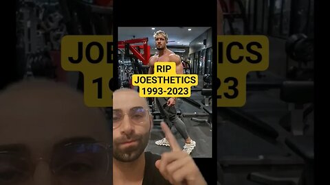 RIP JOESTHETICS #shorts #podcast #joesthetics #bodybuilding #ripjoesthetics #rip