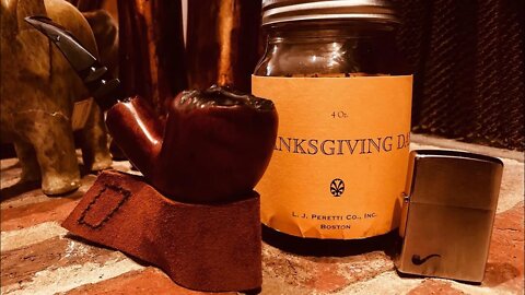 Revisiting LJ Peretti Thanksgiving Day (2021) in my Ohio Briar pipe. Wednesday Review 11/16/2022