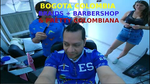 COLOMBIANA HELPS ME TO GET BRAIDS & SHAVING AT THE BARBERSHOP : BOGOTA COLOMBIA VLOG PT.4 (ASMR)💈🇨🇴