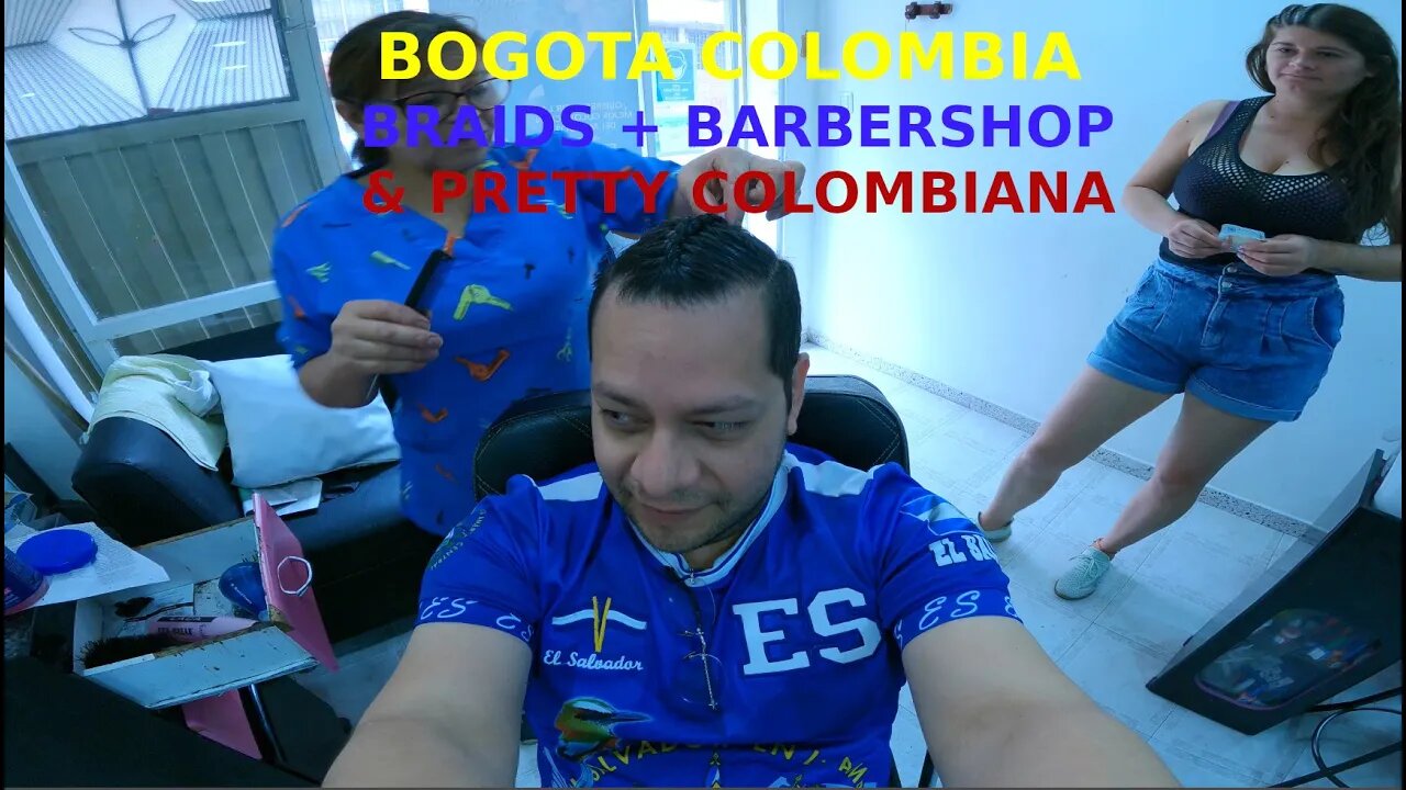 COLOMBIANA HELPS ME TO GET BRAIDS & SHAVING AT THE BARBERSHOP : BOGOTA COLOMBIA VLOG PT.4 (ASMR)💈🇨🇴