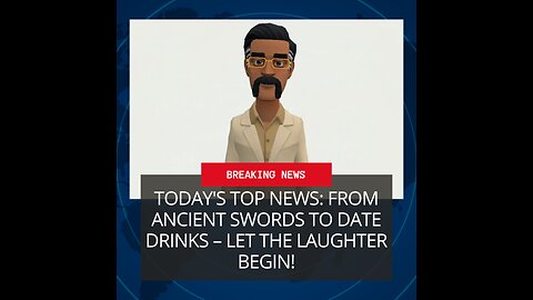 Today's Laughable Headlines: From Ancient Swords to Fizzy Date Drinks!