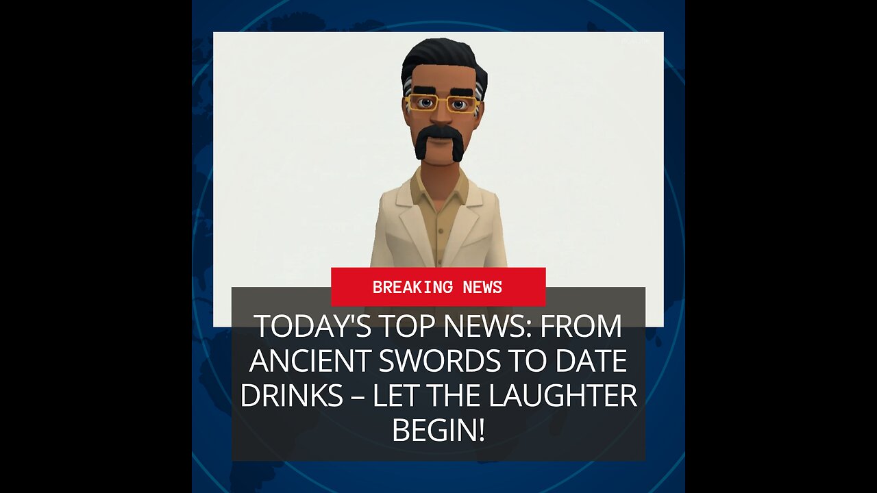 Today's Laughable Headlines: From Ancient Swords to Fizzy Date Drinks!