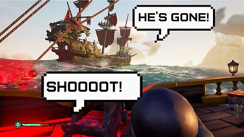 COME BACK !! - Sea of thieves Gameplay #2 (Raw commentary)