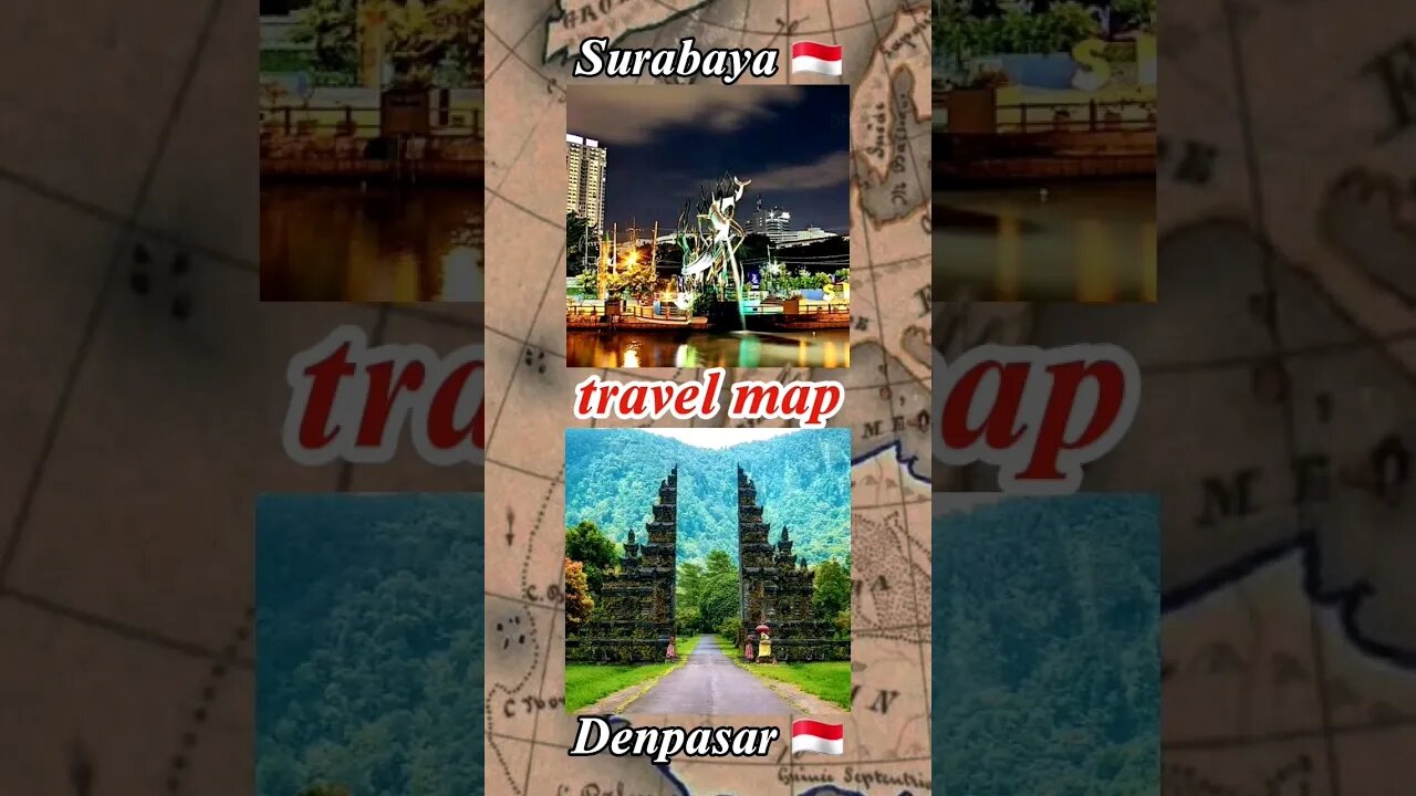 Perjalanan Dari Surabaya 🇮🇩 Ke Denpasar 🇮🇩 #shorts #bali #jawatimur #indonesia