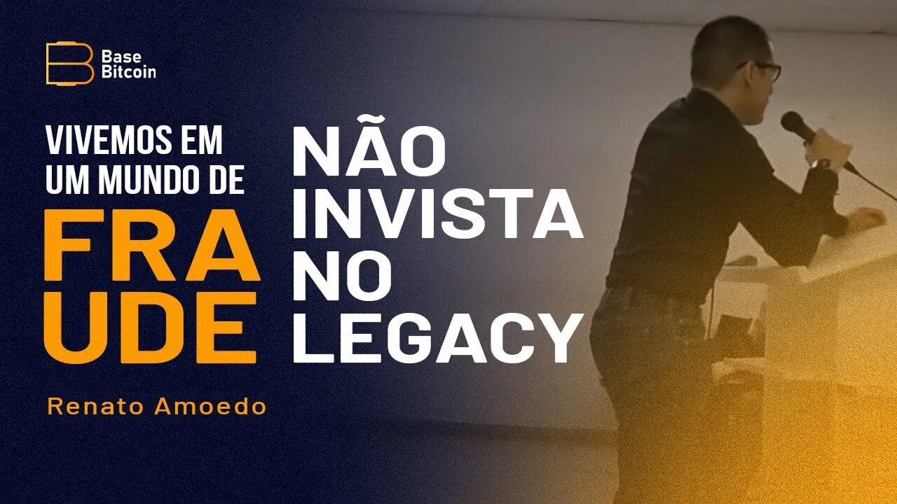 CORTE| JUROS NEGATIVOS NAO INVISTA NO LEGACY - Renato Amoedo