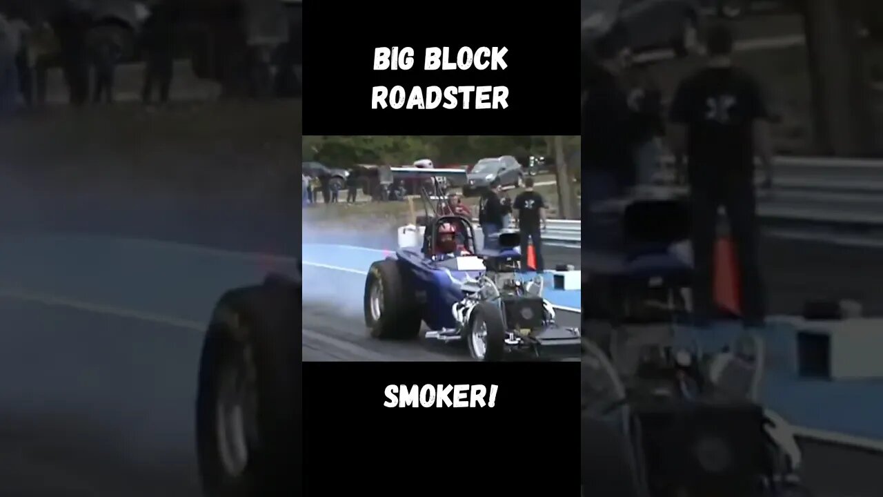 Big Block Old School Roadster Smoker! #shorts