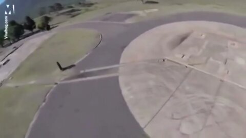 Australian man gets kicked by kangaroo while parachuting