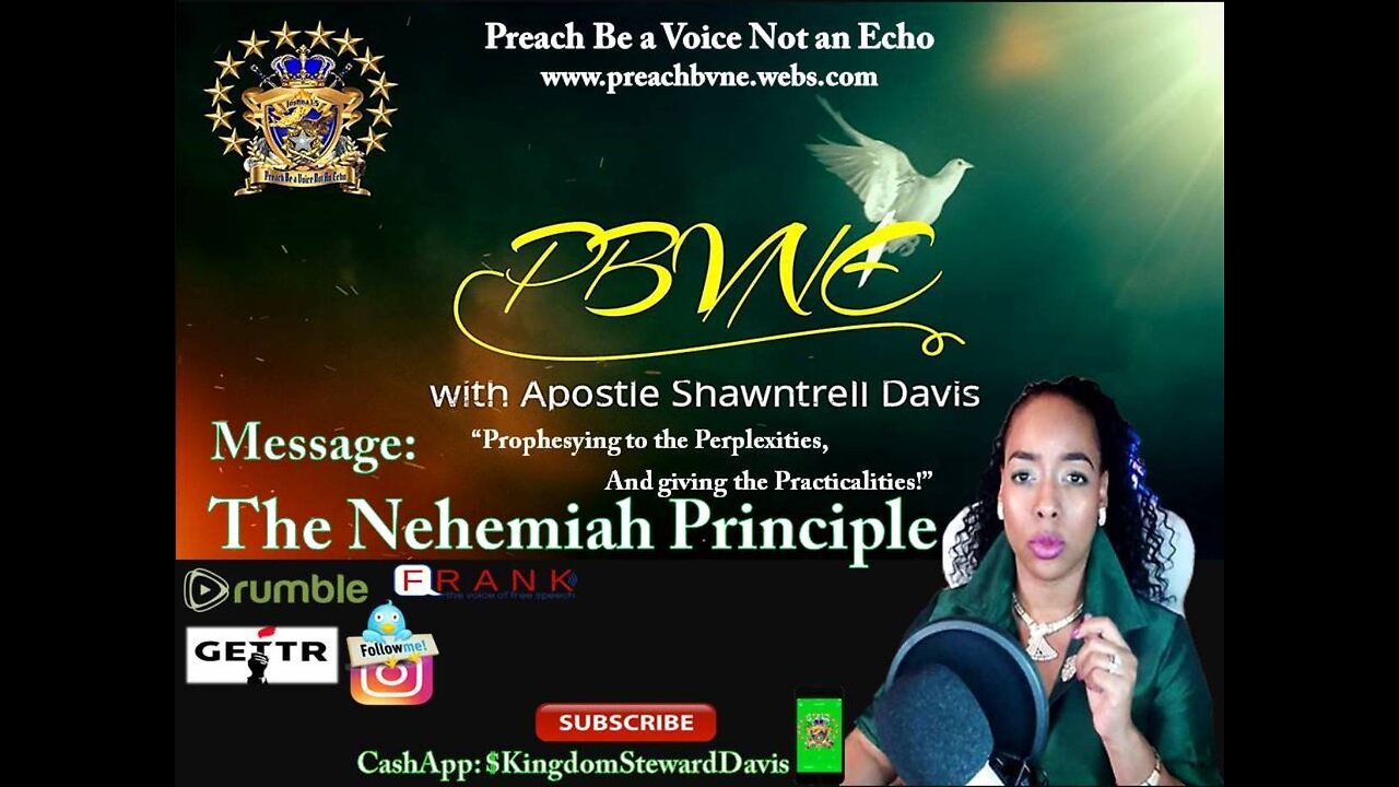 PROPHETIC WORD Nehemiah Principle According to The GOOD HAND of GOD Upon Us, Each Build His Portion