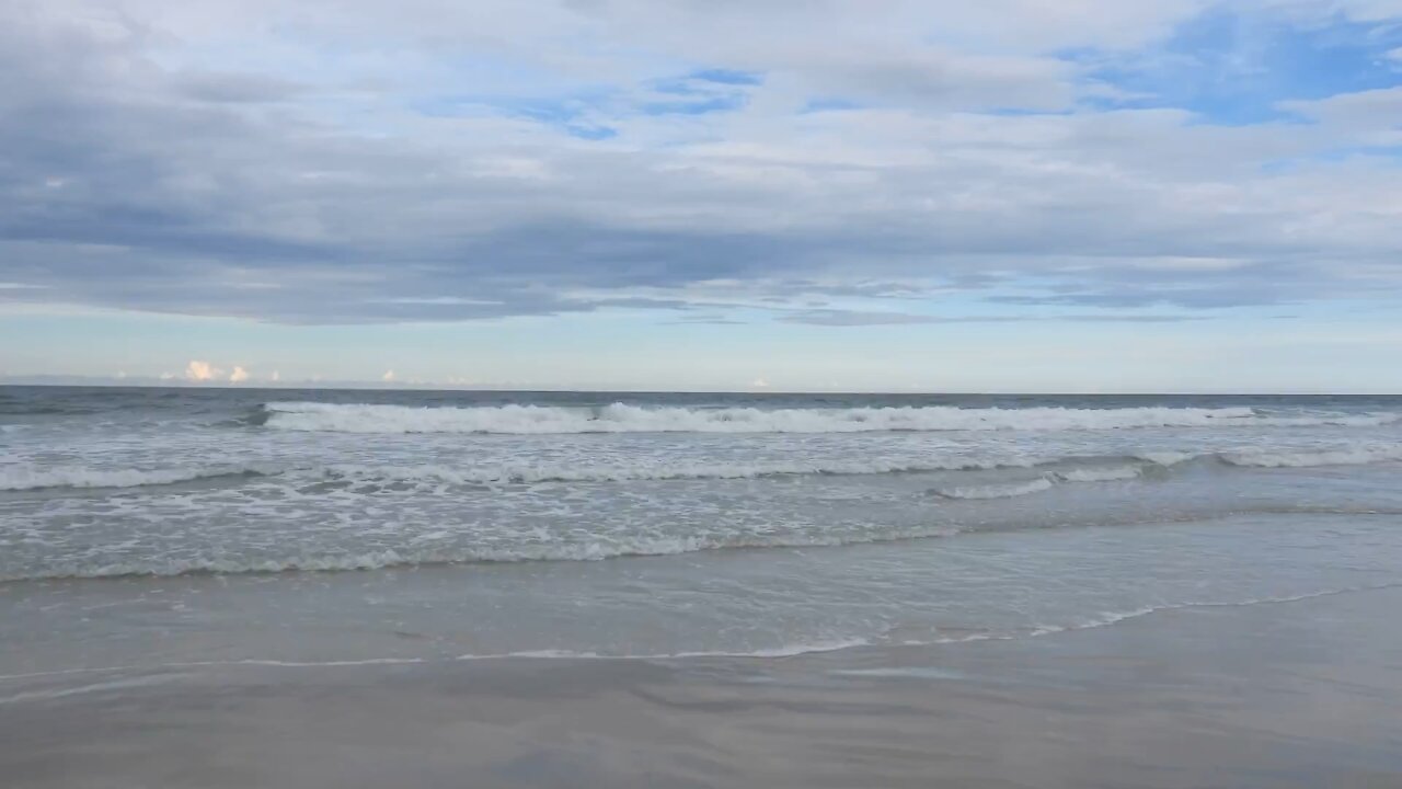 Ormond Beach Florida shore time lapse