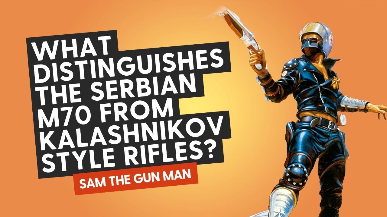 What distinguishes the Serbian M70 from Kalashnikov style rifles?