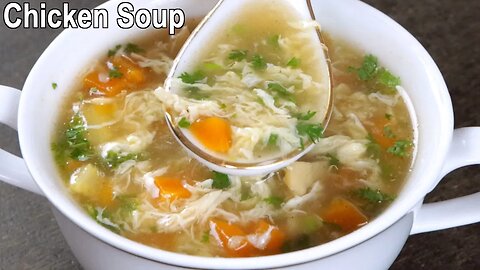 Delicious Chicken Vegetable Soup _ How to Make Chicken Soup at Home