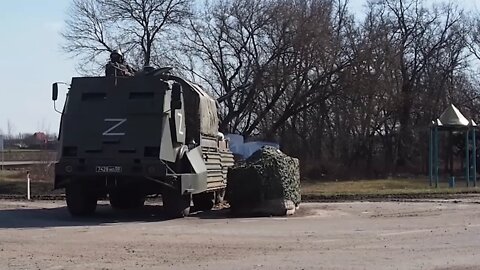 The work of military personnel of the road commandant garrison when performing tasks during a special military operation in Ukraine