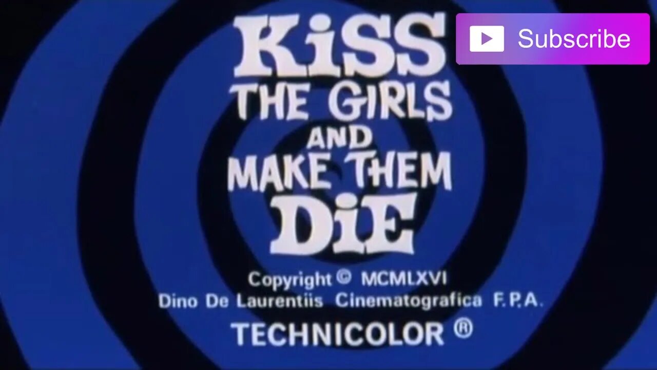 KISS THE GIRLS AND MAKE THEM DIE (1966) Trailer [#kissthegirlsandmakethemdietrailer]