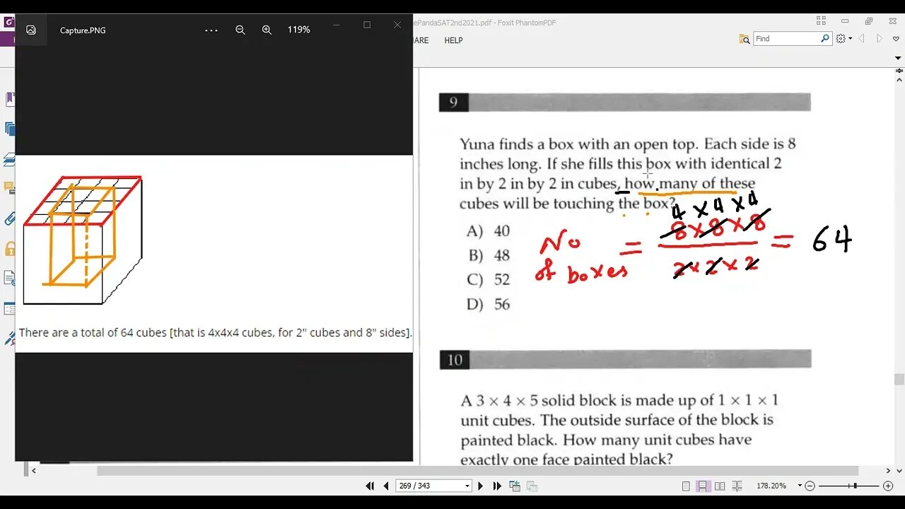 Chapter 29: ( Number 09 VOLUME: Q9) , #Panda #SAT #EST Exercise 2nd Edition