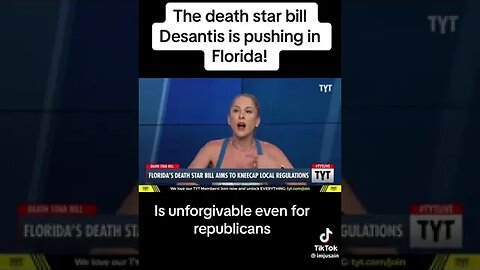 Far-Right #RonDeSantis #Fascist Death Star Bill #corporate #Power #florida