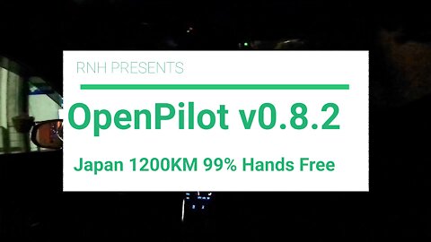 CommaAI OpenPilot v0.8.2 Japan