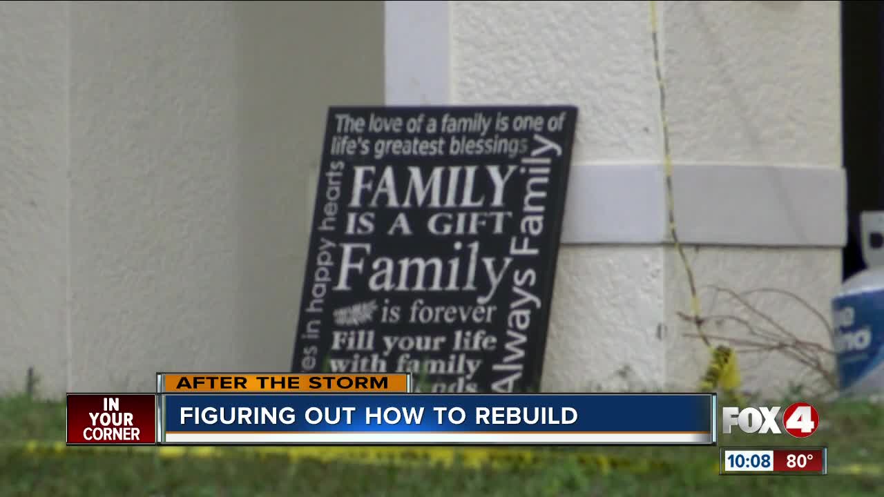 Figuring out how to rebuild after the storm