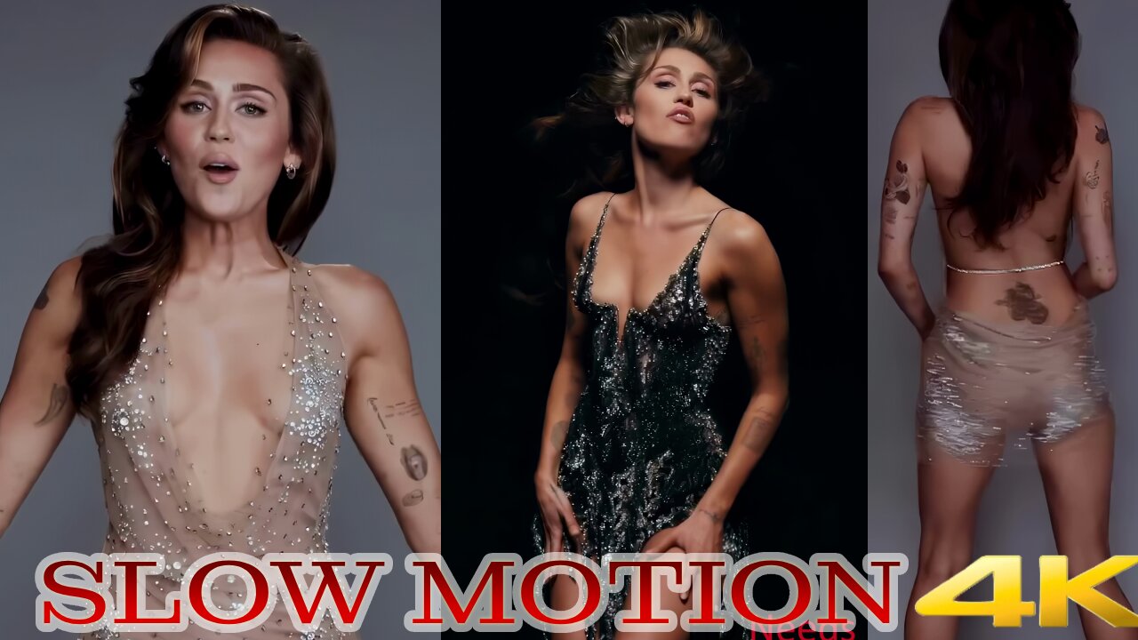 Beautiful Miley Cyrus Reels Edit -AI Enhanced to 4K