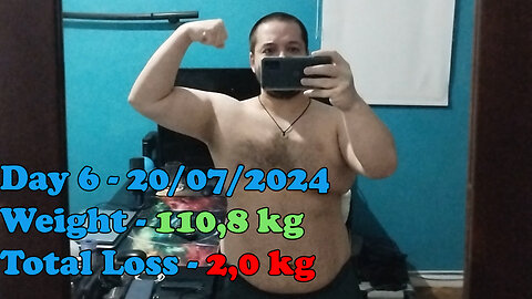 Day 6 of the weight loss challenge - 20/07/2024
