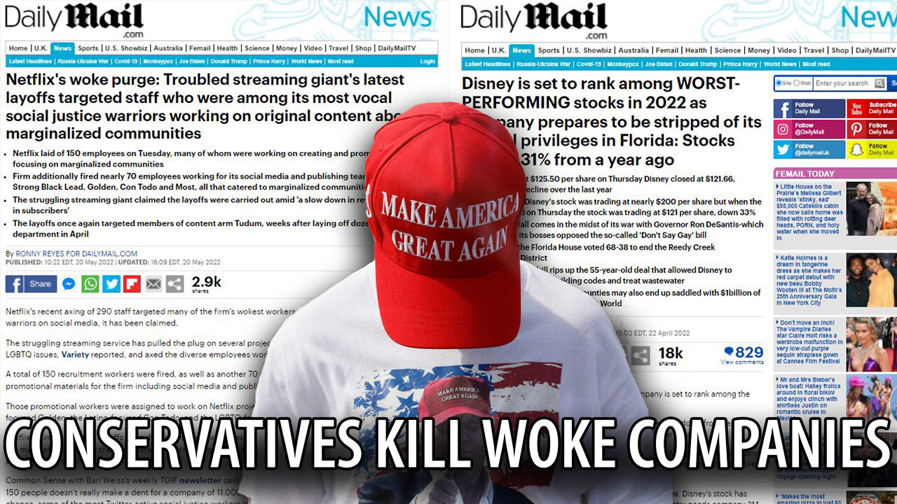 Conservatives Kick 'Woke' Tech Companies While Down Due to Stock Crash, More Layoffs to Come
