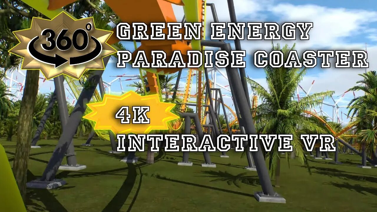 Green Energy Paradise [360°] interactive VR - Look around -[NoLimits2] [4K]
