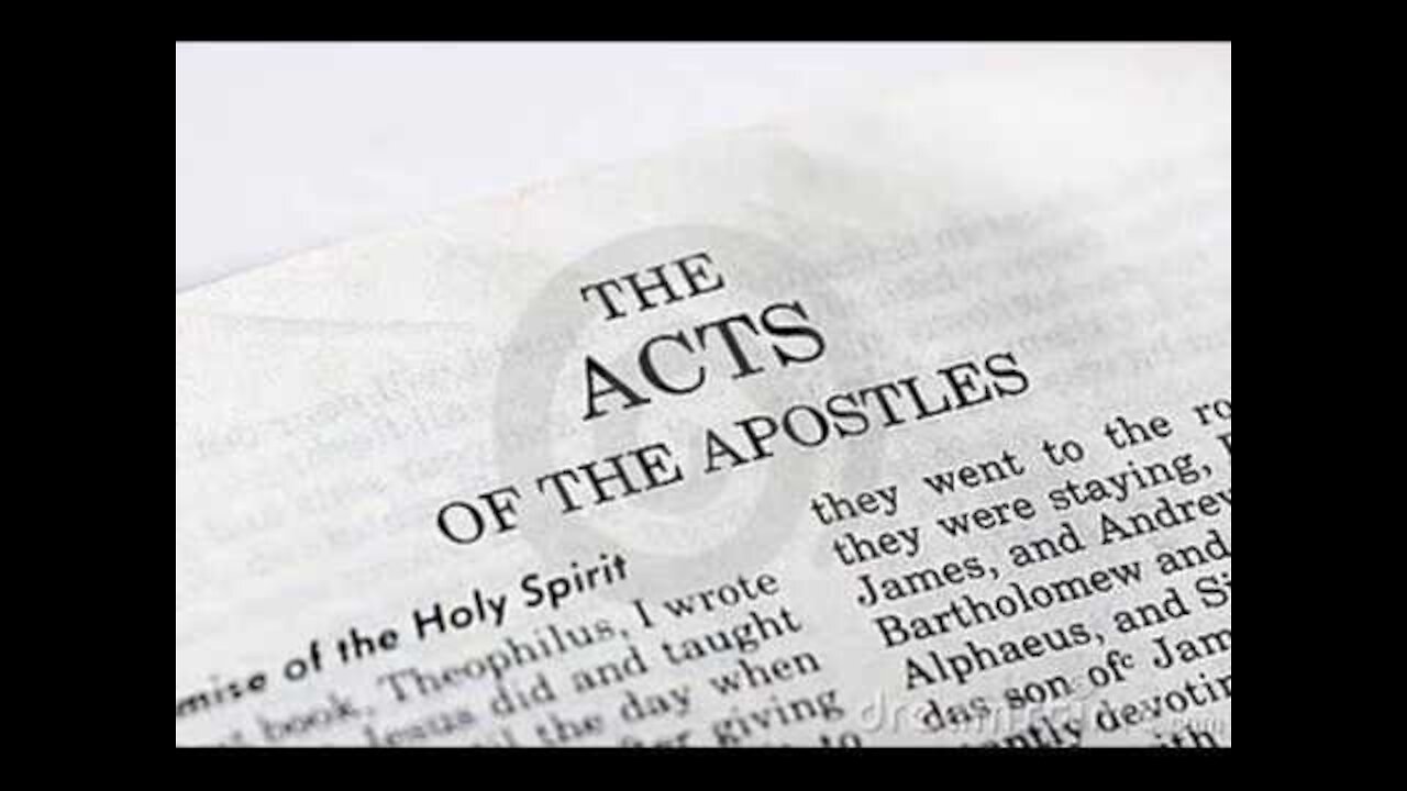 20160920 Heading Back To The Book Of Acts