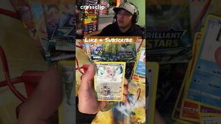 Brilliant Stars Pull Reaction 🔥 Charizard V Alt Art! #shorts #pokemon #games