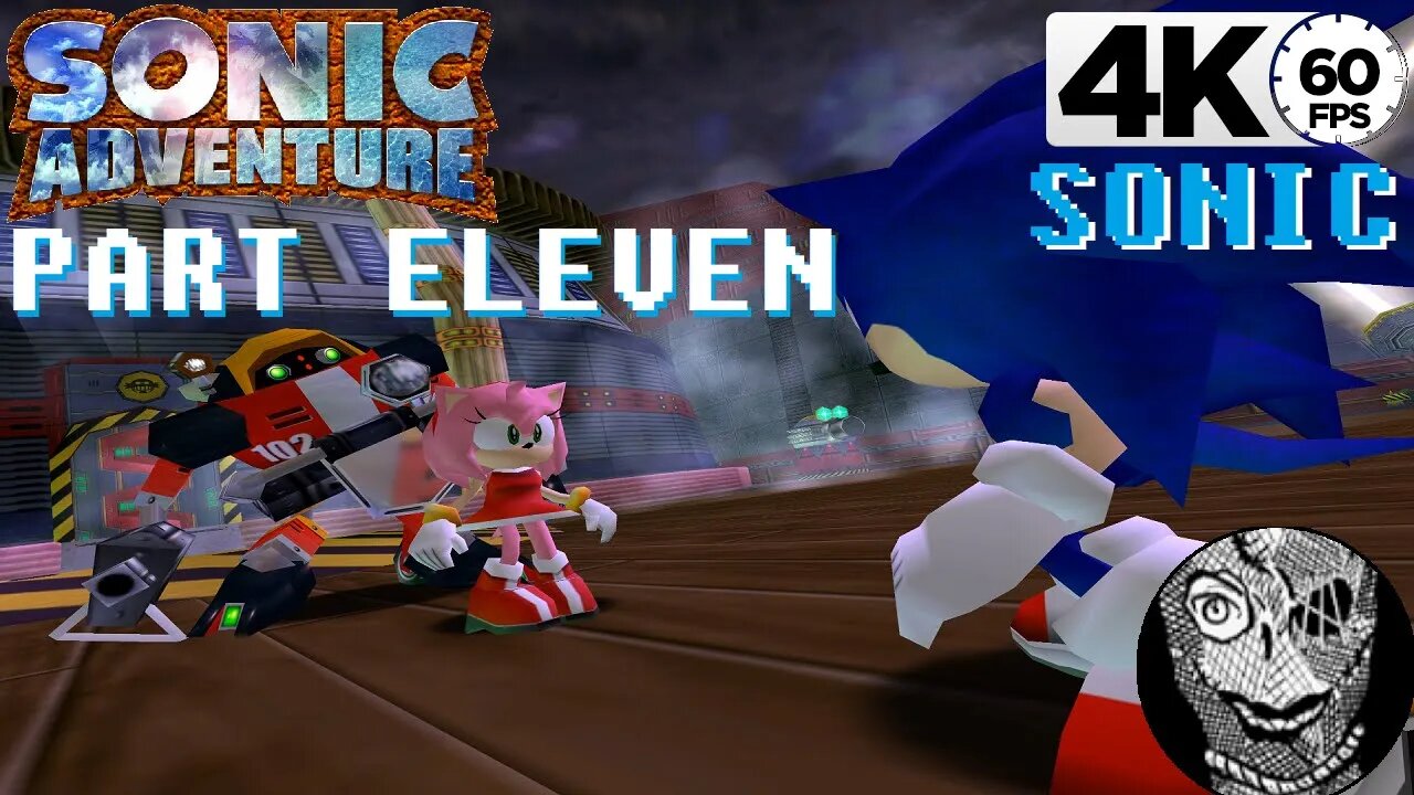 (PART 11) Sonic Adventure 4k [E-102 Gamma & Around the Egg Carrier] SONIC
