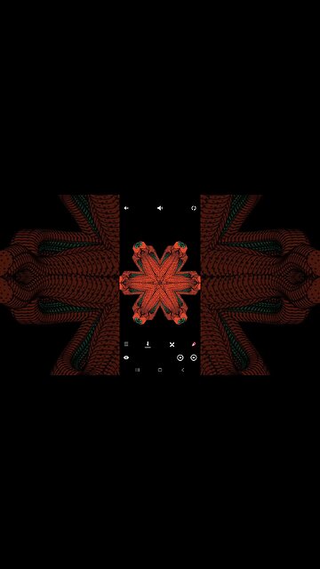 Tangle app on Android: perfect symmetry #21