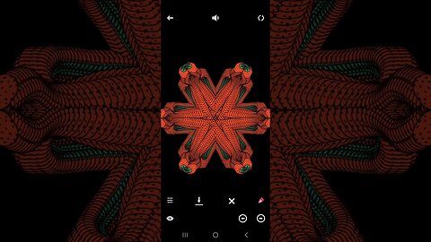 Tangle app on Android: perfect symmetry #21