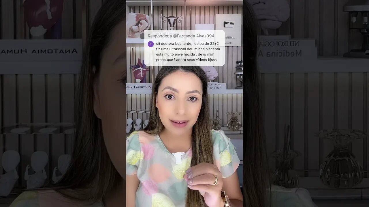 Estou com 32 semanas e a minha placenta está envelhecida devo me preocupar?