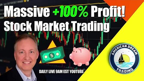 Massive +100% Profit Lifetime Member Stock Market Trading Success