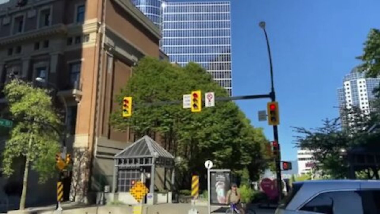relax City of Vancouver BC Canada Traffic White Noise For Sleeping,