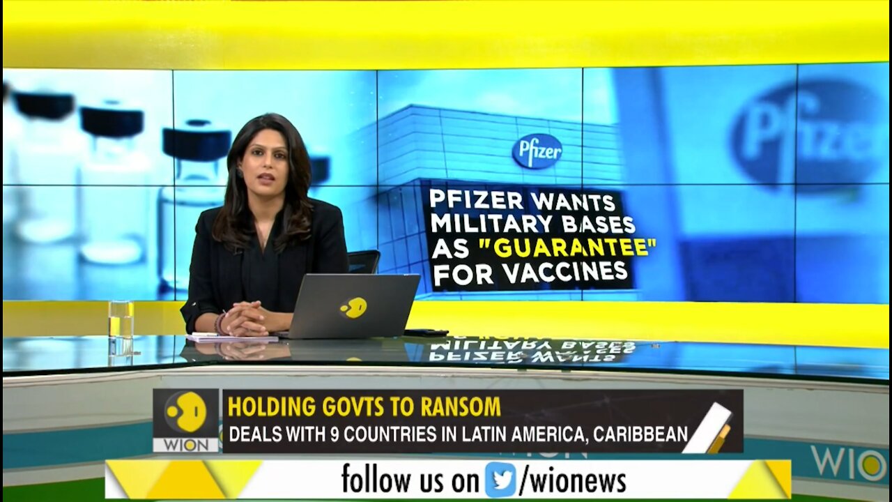 Pfizer Reportedly Asking for Military Bases, Sovereign Assets As Collateral