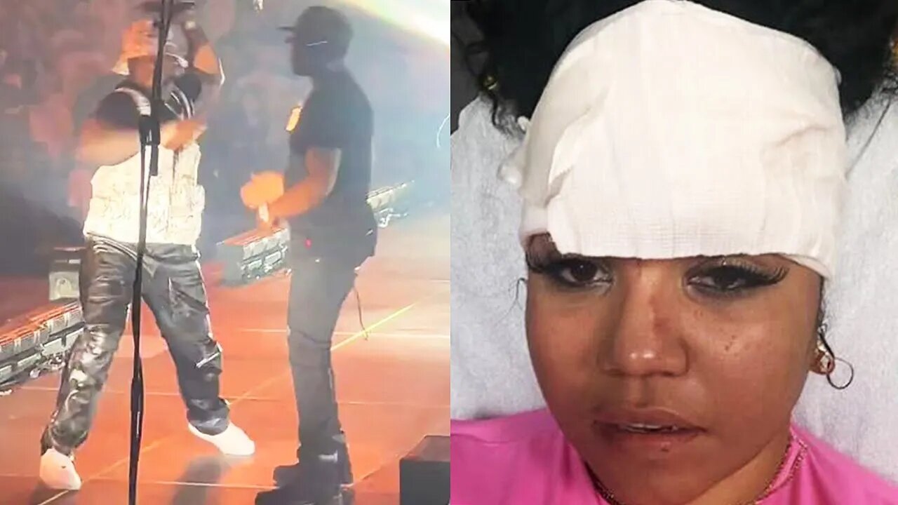 50 Cent charged for throwing mic at woman's head