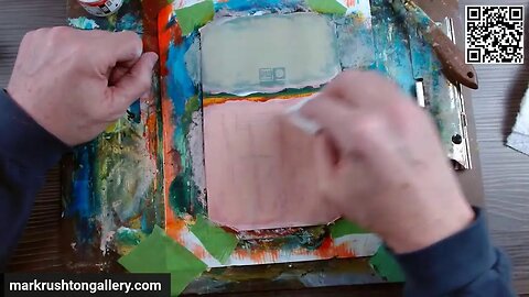 Thursday - Blick Visit (Hi Kate!) - and Live Book Painting