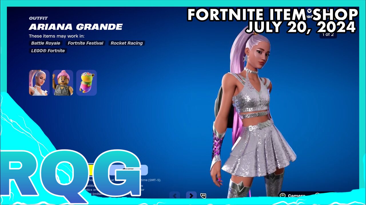 OG ARIANA GRANDE IS BACK.BUT NO BUNDLE...FORTNITE ITEM SHOP (July 20, 2024)