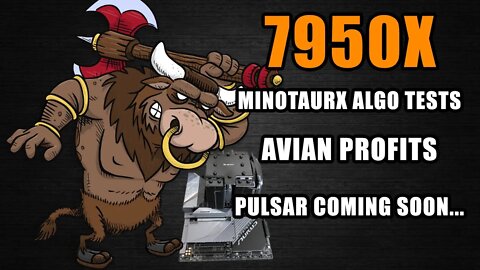 Avian 7950X Hashrates, Overclocks, Profits | MinotaurX Algo