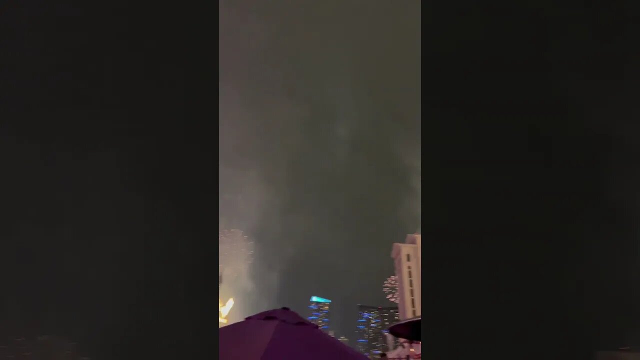 Vegas Fireworks Are INSANE! #shorts