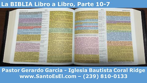 2021 01 24 Escuela Dominical - La BIBLIA Libro a Libro, Parte 10-7