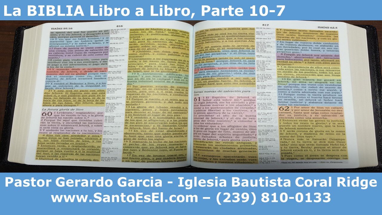 2021 01 24 Escuela Dominical - La BIBLIA Libro a Libro, Parte 10-7