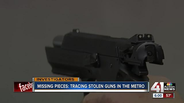 Stolen guns turning up at other crimes