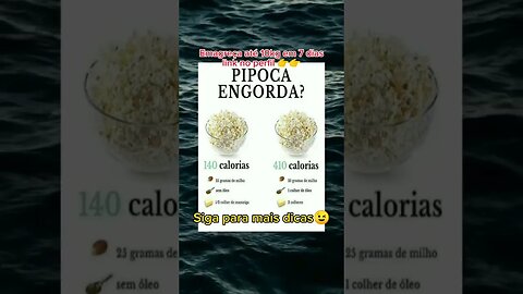 PIPOCA ENGORDA? #Shorts