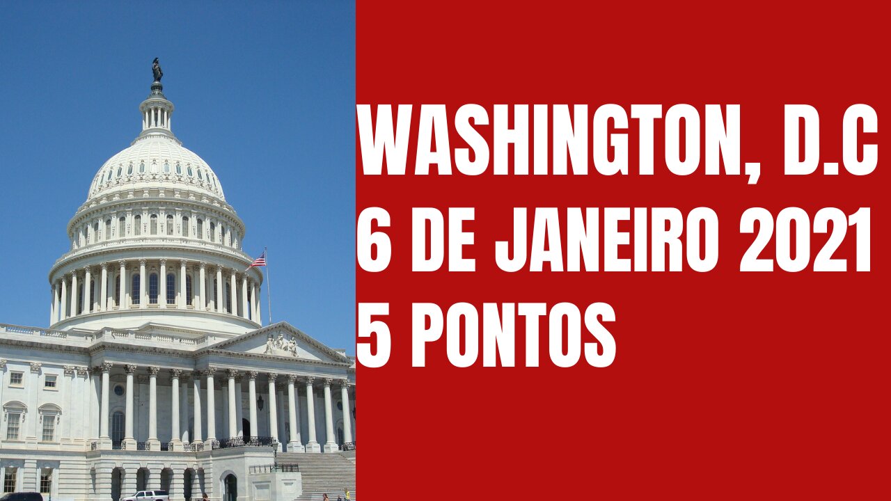 Invasão do Capitólio. Resultado do Colégio Eleitoral. 5 pontos