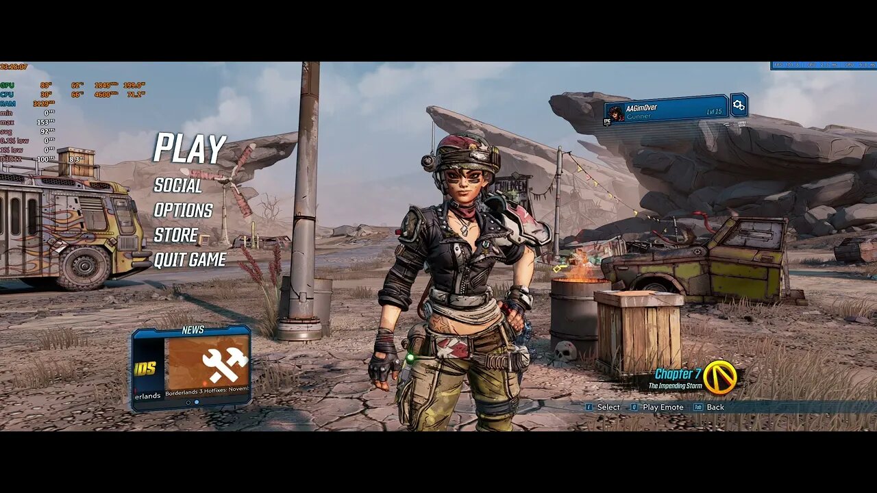 Ryzen 7 5700x + RTX 3060Ti | Borderlands 3 | Ultrawide Monitor