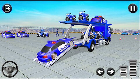 Grand Police Transport Truck _ Android Gameplay