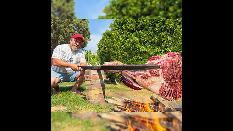 The Best Recipe For Shawarma From A Fried Huge Leg Of A Bull! Delight Of Taste!