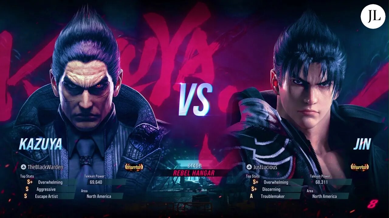 TEKKEN 8 - Kazuya vs Jin (FT2) (Closed Network Test)