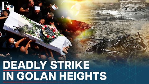 Israel Strikes Lebanon After Rocket Attack Kills At Least 12 in Golan Heights| CN ✅
